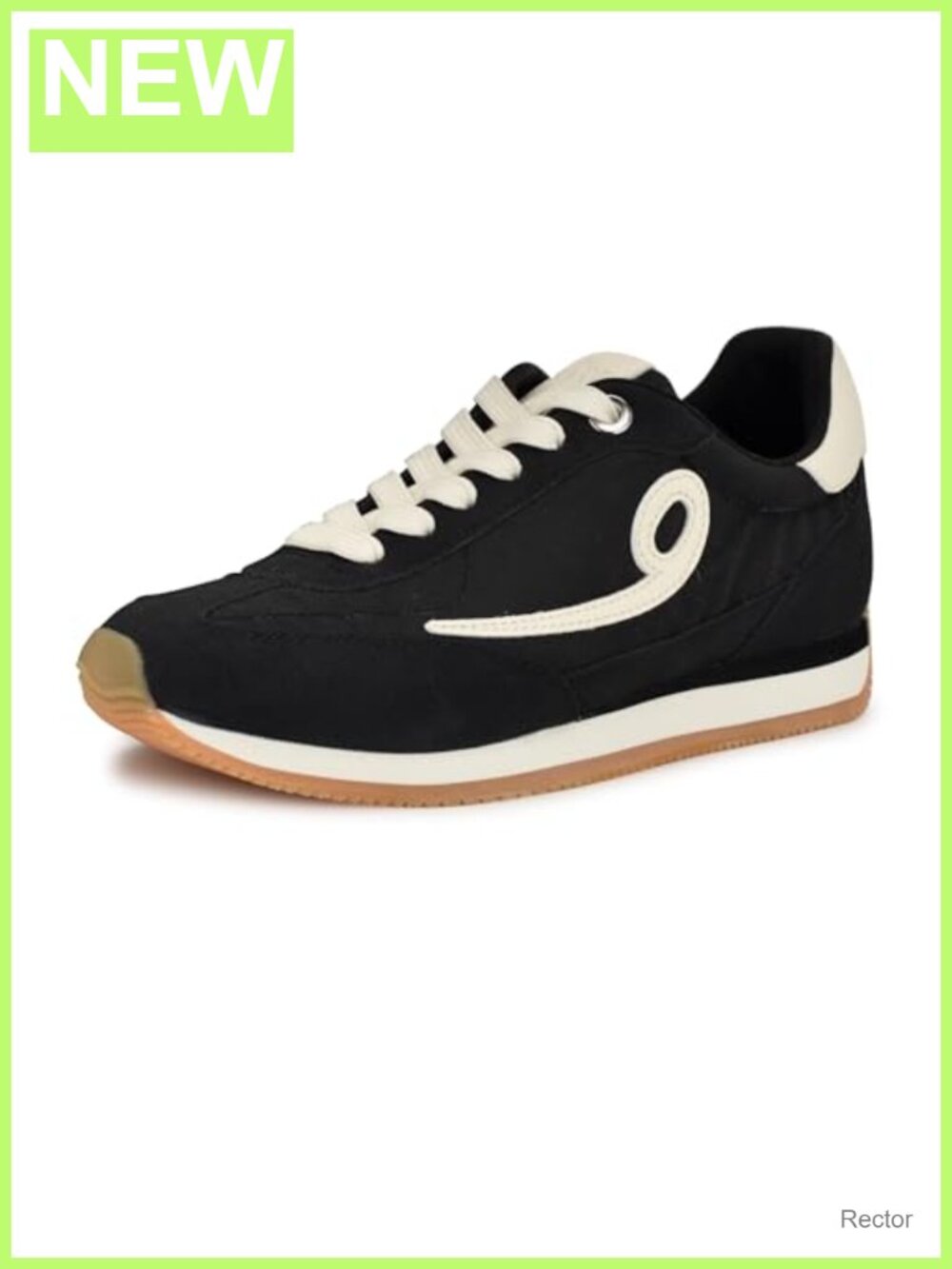 Nine West Fivo Women's Casual Lace-Up Round Toe Faux Suede Fashion Sneakers